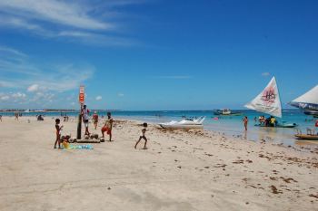 beach and sailing in Porto de Galinhas